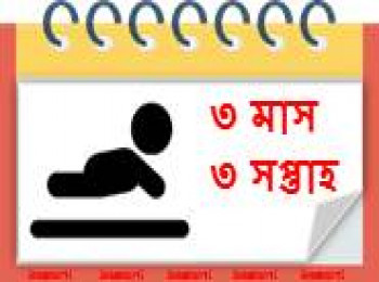 ৩ মাস বয়সী, ৩ সপ্তাহ