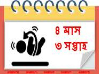 ৪ মাস বয়সী, ৩ সপ্তাহ