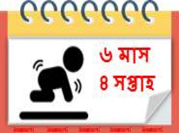 ৬ মাস বয়সী, ৪ সপ্তাহ