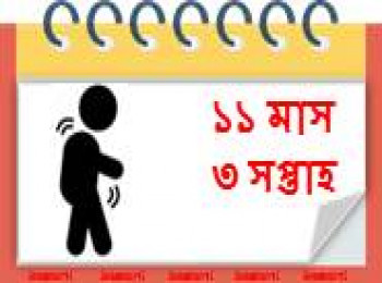 ১১ মাস বয়সী, ৩ সপ্তাহ